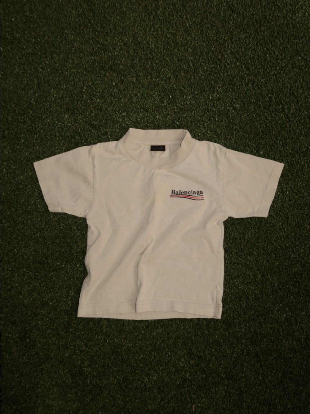 Balenciaga Kids Short Sleeve Logo Tee